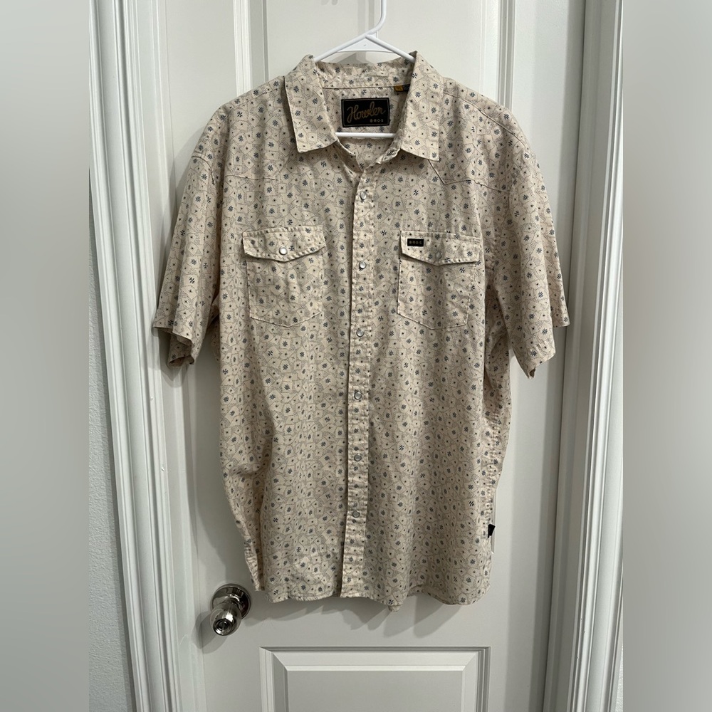 Howler Bros. Pearl snap shirt